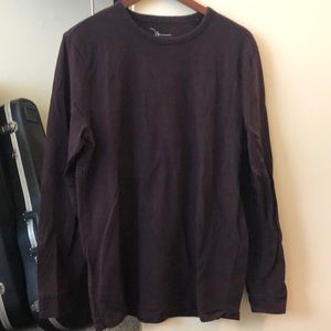 Purple/maroon and black long sleeve